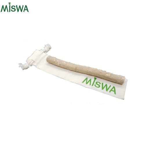 Siwak et sac en coton bio Miswa