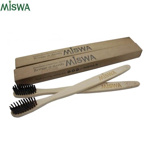 Duo brosses à dents bambou Miswa