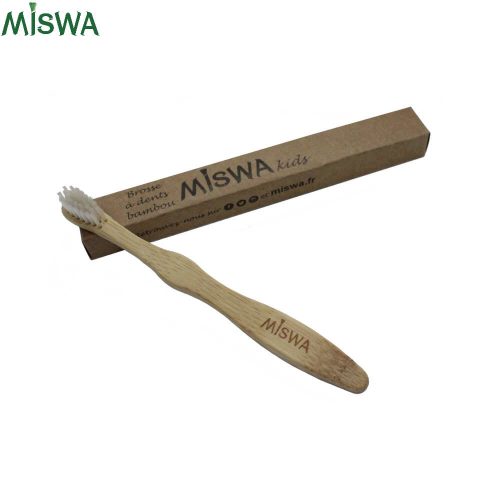 brosse à dents bambou KIDS Miswa