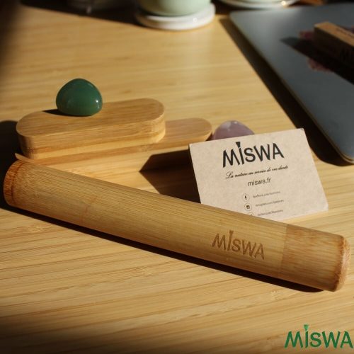 Etui en bambou pour brosse à dents Miswa