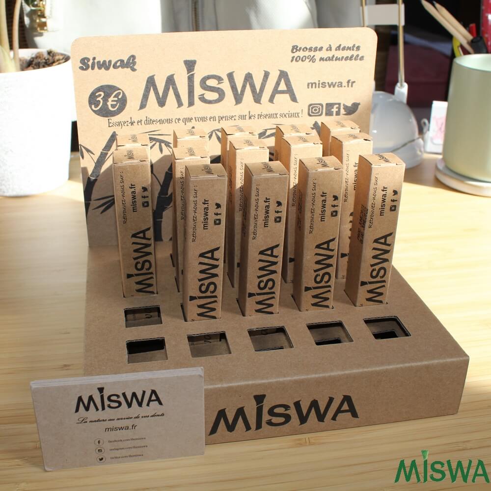 Présentoir à siwak bio Miswa