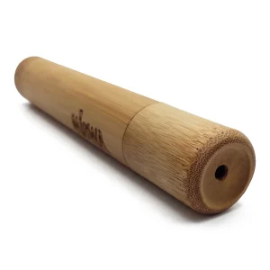 Étui tube en bambou MISWA pour siwak, fermé