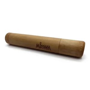 Étui tube en bambou MISWA pour siwak, fermé