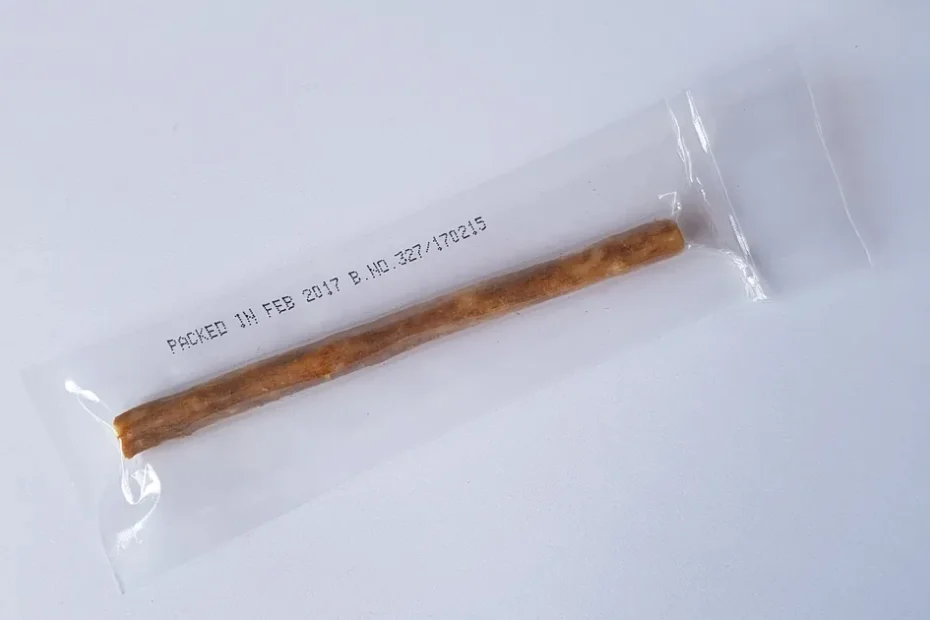 Siwak humide emballé sous vide dans un sachet plastique